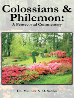 Colossians and Philemon: A Pentecostal Commentary