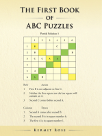 The First Book of Abc Puzzles