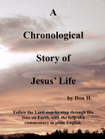 A Chronological Story of Jesus' Life