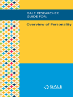 Gale Researcher Guide for: Overview of Personality