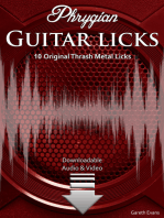 Phrygian Guitar Licks: 10 Original Thrash Metal Licks with Audio & Video