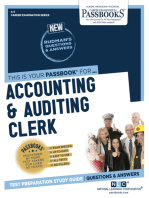 Accounting & Auditing Clerk: Passbooks Study Guide