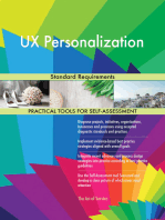 UX Personalization Standard Requirements