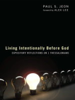 Living Intentionally before God: Reflections on 1 Thessalonians