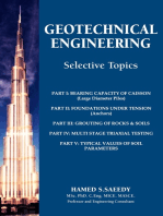 Geotechnical Engineering Selective Topics