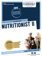 Nutritionist II: Passbooks Study Guide