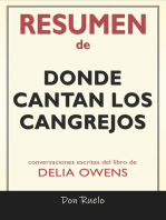 Resumen de Donde Cantan Los Cangrejos: Conversaciones Escritas Del Libro De Delia Owens