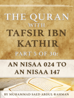 The Quran With Tafsir Ibn Kathir Part 5 of 30: An Nisaa 024 To An Nisaa 147