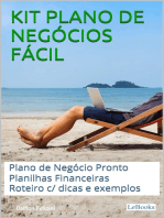 Kit Plano de Negócios Fácil: Com Planilhas e Plano de Negócio Pronto