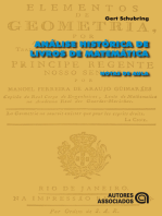 Análise histórica de livros de matemática: Notas de aula