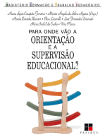 Para onde vão a orientação e a supervisão educacional?