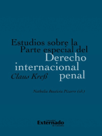 Estudios sobre la Parte especial del Derecho internacional penal