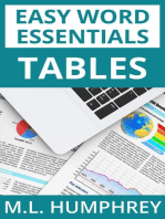 Tables: Easy Word Essentials, #4