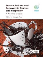 Service Failures and Recovery in Tourism and Hospitality: A Practical Manual