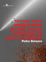 Técnicas Para o Aproveitamento de Níquel, Cromo e Outros Metais em Resíduos Industriais