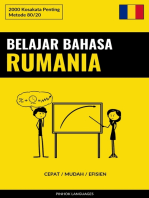 Belajar Bahasa Rumania - Cepat / Mudah / Efisien: 2000 Kosakata Penting