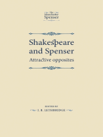 Shakespeare and Spenser: Attractive opposites