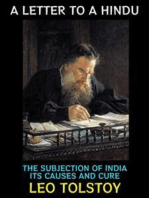 A Letter to a Hindu: The Subjection of India its Cause and Cure