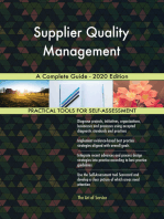 Supplier Quality Management A Complete Guide - 2020 Edition