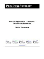 Electric Appliance, TV & Radio Wholesale Revenues World Summary: Market Values & Financials by Country