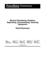 Mineral Classifying, Flotation, Separating, Concentrating, Cleaning Equipment World Summary: Market Sector Values & Financials by Country