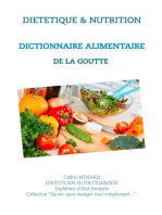 Dictionnaire alimentaire de la goutte