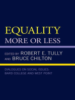 Equality: More or Less