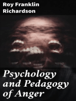 Psychology and Pedagogy of Anger