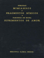 Mimiambos. Fragmentos mímicos. Sufrimientos de amor