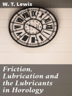 Friction, Lubrication and the Lubricants in Horology