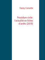 Procédure civile: l'actualité en fiches d'arrêts (2019)