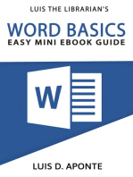 Word Basics: Easy Mini eBook Guide