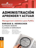 Administración. Aprender y actuar: Management sistémico para PyMEs