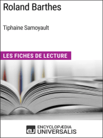 Roland Barthes de Tiphaine Samoyault: Les Fiches de Lecture d'Universalis