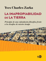 La inapropiabilidad de la Tierra: Principio de una refundación filosófica frente a los desafíos de nuestro tiempo