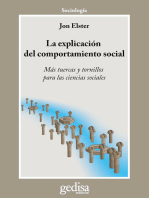 La explicación del comportamiento social: Más tuercas y tornillos para las ciencias sociales