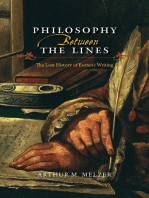 Philosophy Between the Lines: The Lost History of Esoteric Writing