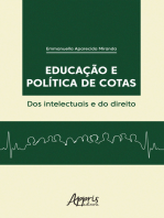 Educação e Política de Cotas: Dos Intelectuais e do Direito