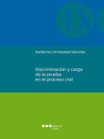 Discriminación y carga de la prueba en el proceso civil