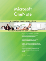 Microsoft OneNote A Complete Guide - 2020 Edition