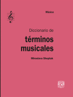 Diccionario de términos musicales