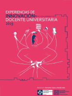 Experiencias de innovación docente universitaria