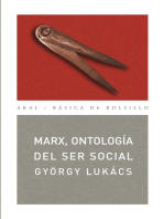 Marx, ontología del ser social