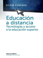 Educación a distancia: Tecnologías y acceso a la educación superior