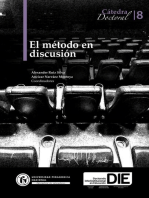 El método en discusión. Cátedra Doctoral 8