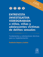 Entrevista investigativa videograbada a niños, niñas y adolescentes víctimas de delitos sexuales: Fundamentos y orientaciones técnicas para su implementación