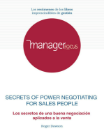 Resumen de Secrets Of Power Negotiating For Sales People de Roger Dawson