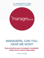 Resumen de Managers can you hear me now? de Denny F. Strigl