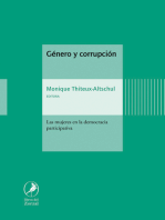 Género y corrupción: Las mujeres en la democracia participativa