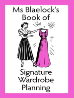 Ms Blaelock's Book of Signature Wardrobe Planning: Ms Blaelock's Books, #2